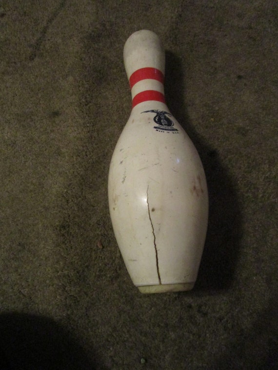 15 AMF AMFLITEII Bowling Pin Old Used Cracked Etsy