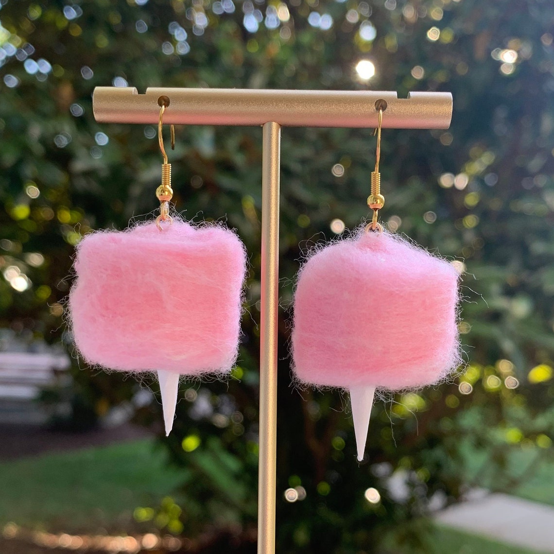 Cotton Candy Earrings Etsy