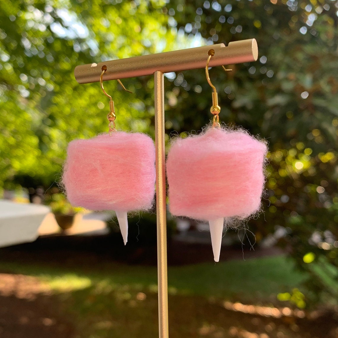 Cotton Candy Earrings Etsy