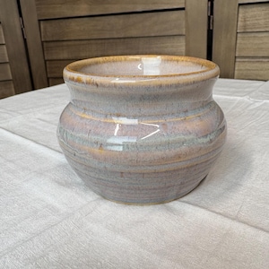 Handmade pottery vase flower pot