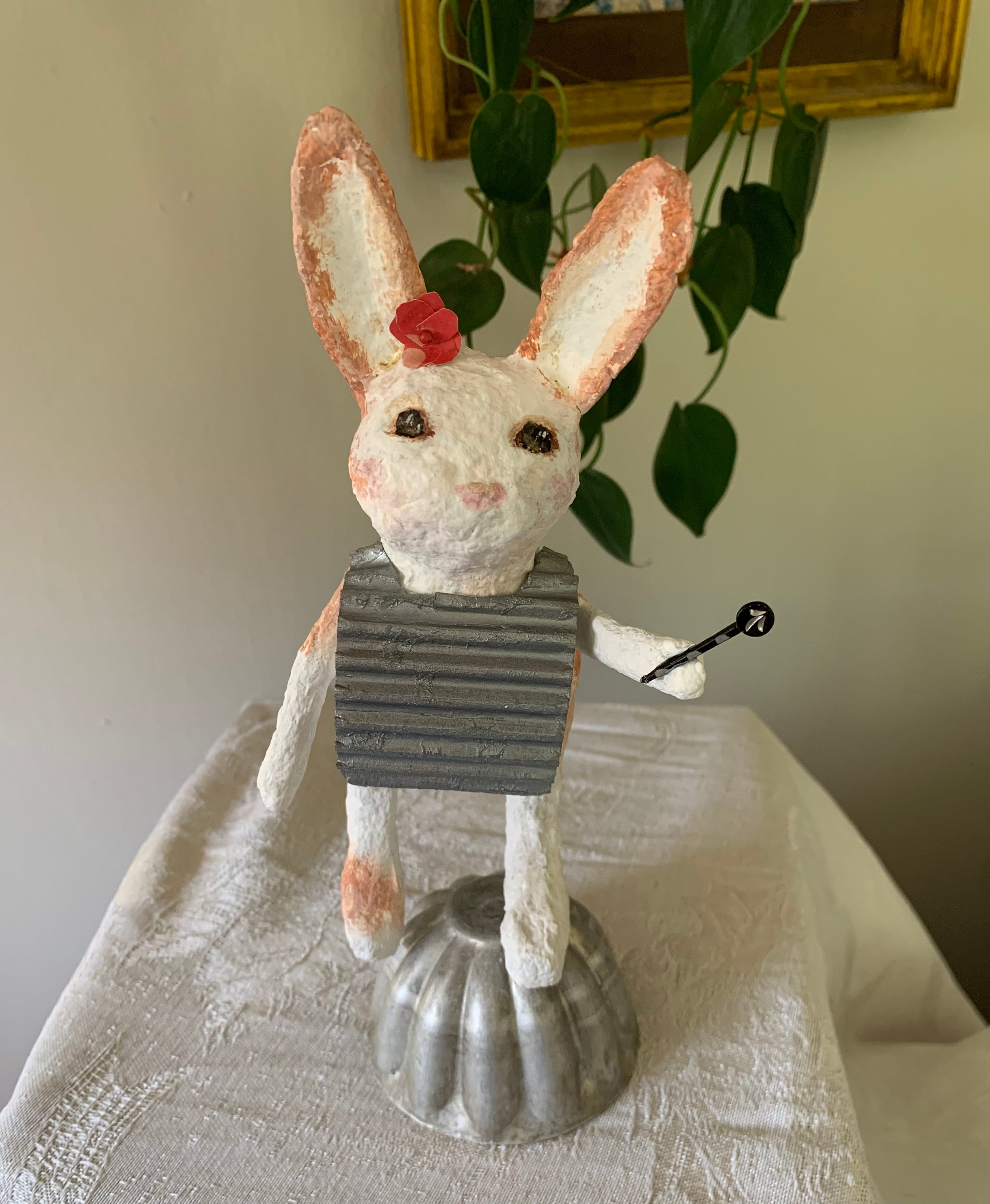 Paper Mache Rabbit - Etsy