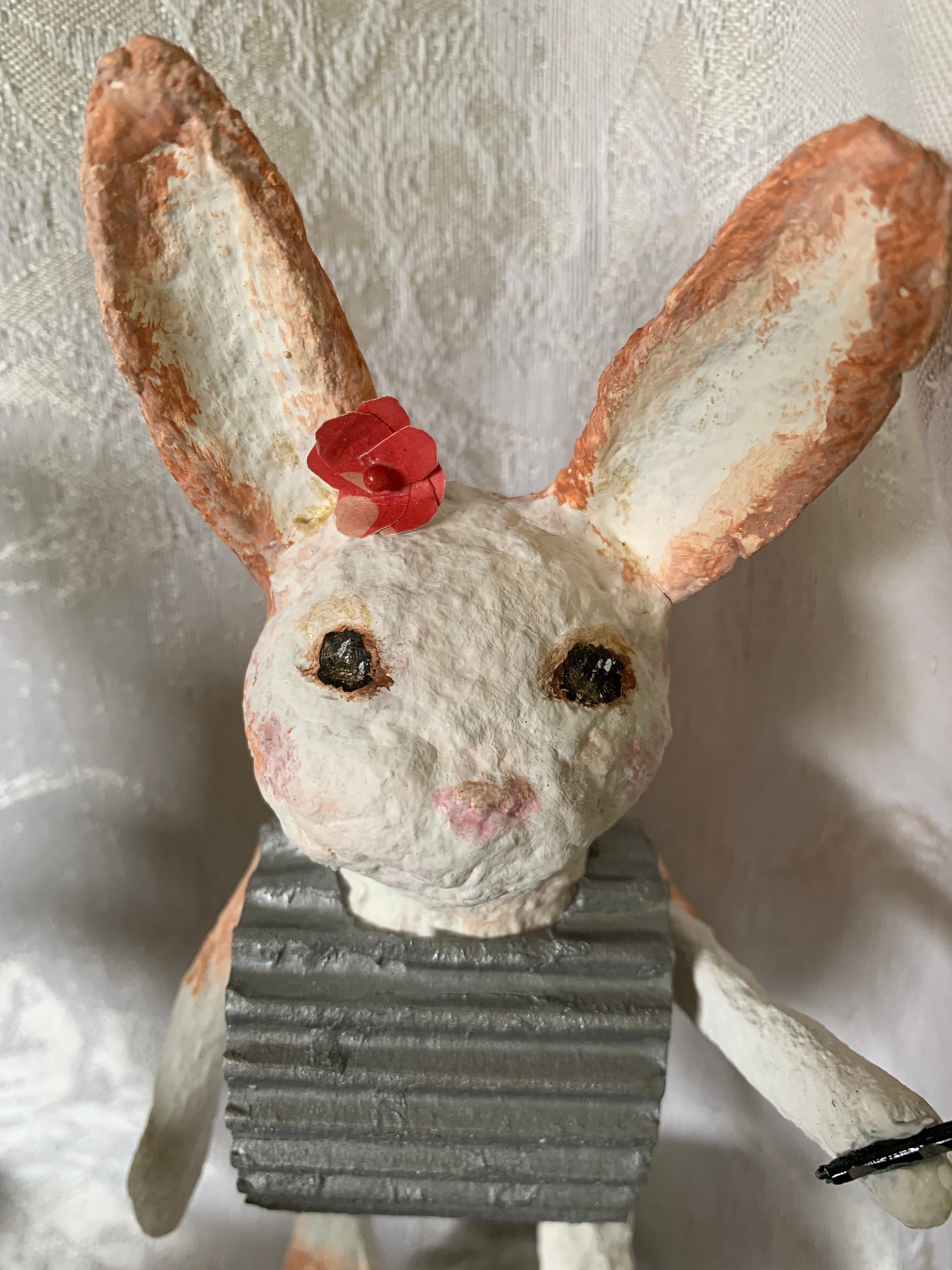 Paper Machay Rabbit Paper Mache Rabbit - Etsy