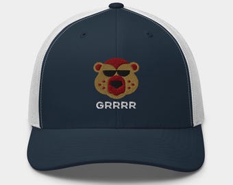 GRRR Bear Trucker Cap