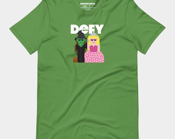 Defy Friendship Tee: Modern Graphic Bella Canvas Shirt