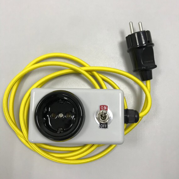 Electric Extension Box 1.8Mtrs Wire Etsy