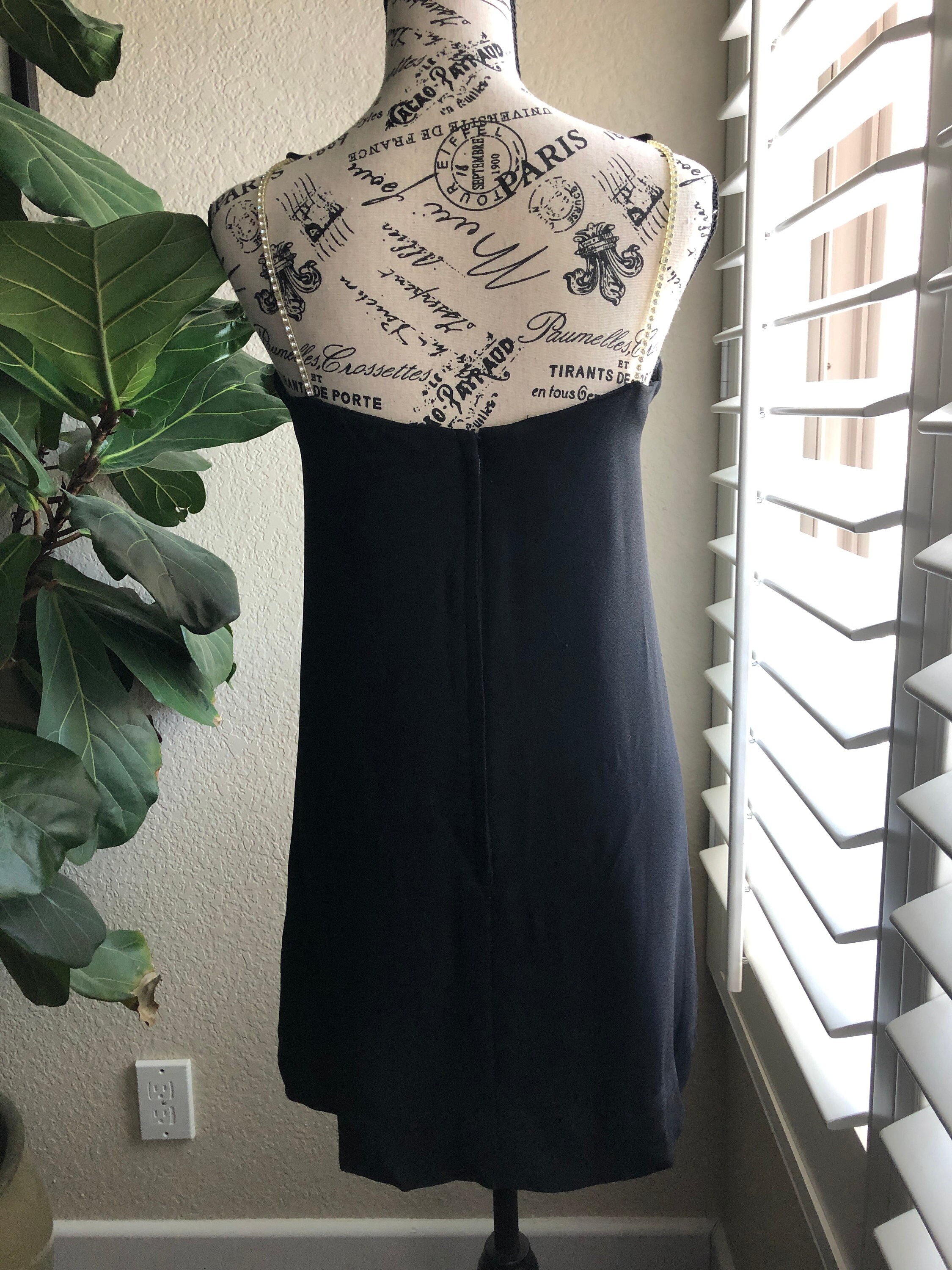 Schwarze formale Cocktail Vintage 60er Jahre Kleid von another | Etsy