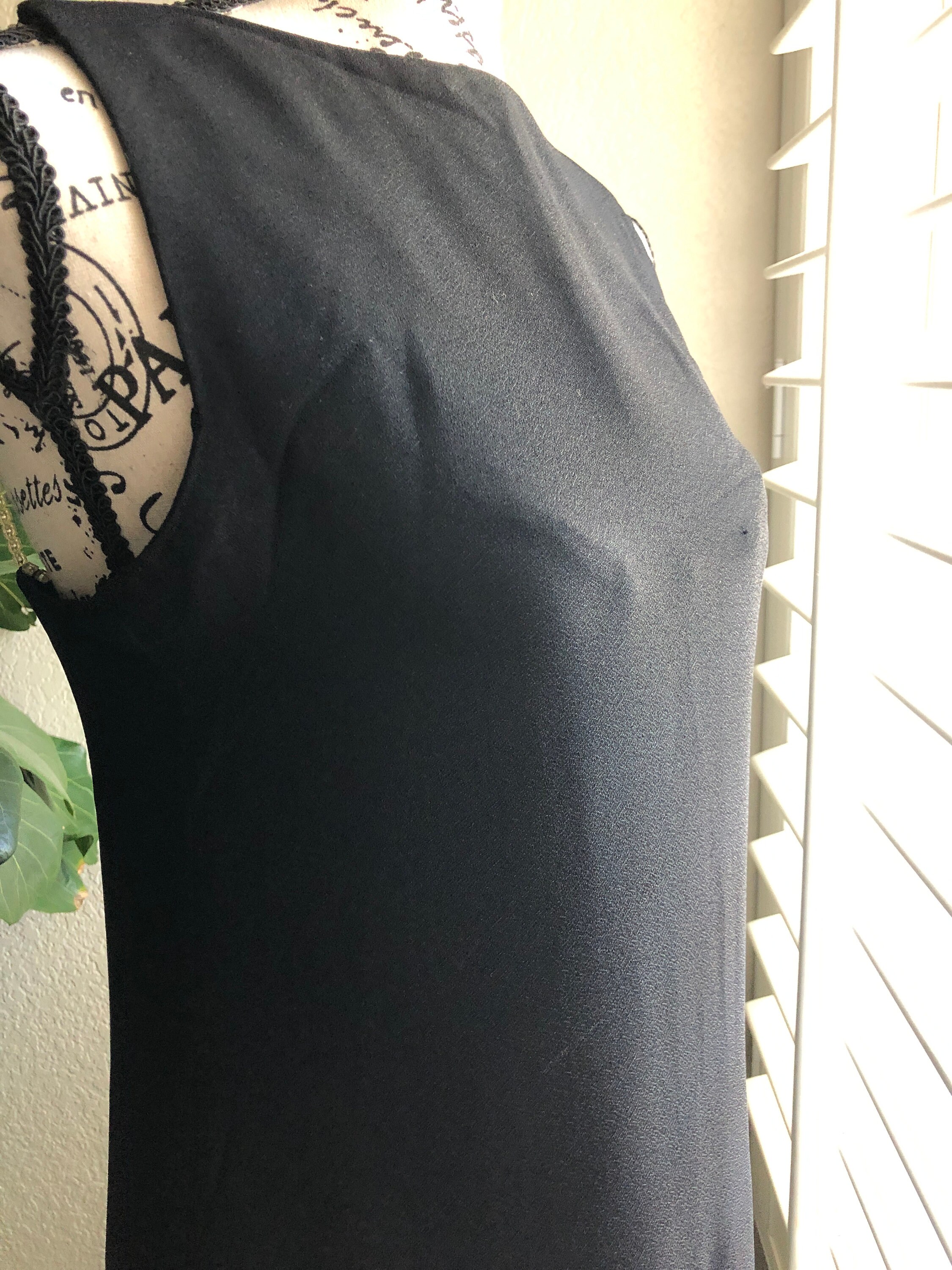 Schwarze formale Cocktail Vintage 60er Jahre Kleid von another | Etsy