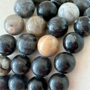 8mm PICASSO JASPER BEADS, Picasso Jasper, Round Beads