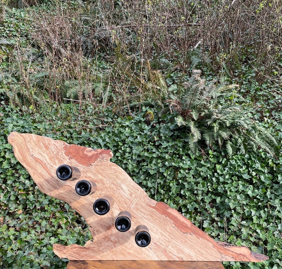 Large Wine Rack Floor Wine Rack Live Edge Wine Holder Maple Etsy Canada