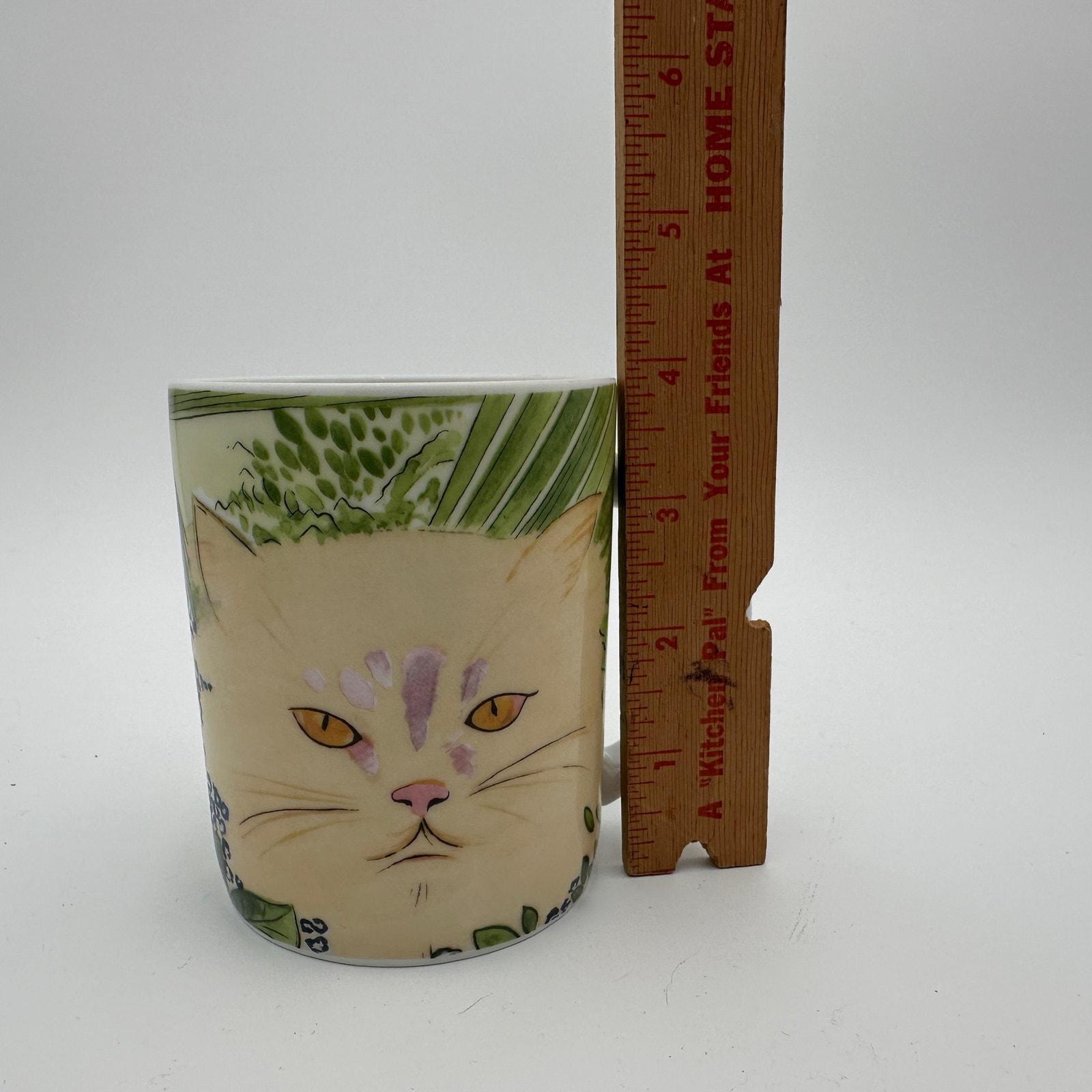 1985 Minou-ettes Fine Porcelain Collectors Kitty Cat Mug by