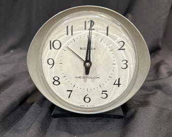 Vintage Westclox Big Ben Style 5 Keywound Art Deco Loud