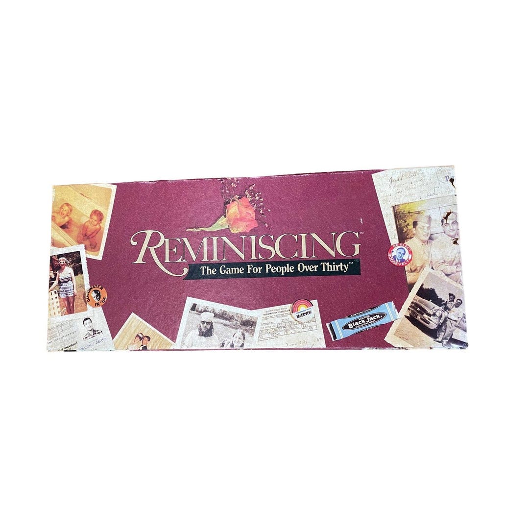 Retro Reminiscing Vintage 1989 Reminiscing Board Game, Remembering 1939-1979 - Etsy