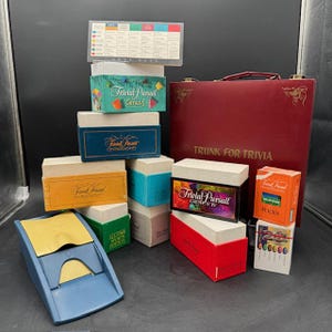 NEW Choices Trivial Pursuit Box (1) of Questions, Baby Boomer, All Sports, Totally 80s, Master Game Genius,Silver Screen, TV Edition & MORE
