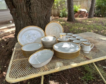 Choice Vintage Noritake Dinner, Salad, Rim Soup, Cup Choice Vintage Noritake Dinner, Salad, Rim Soup, Cup