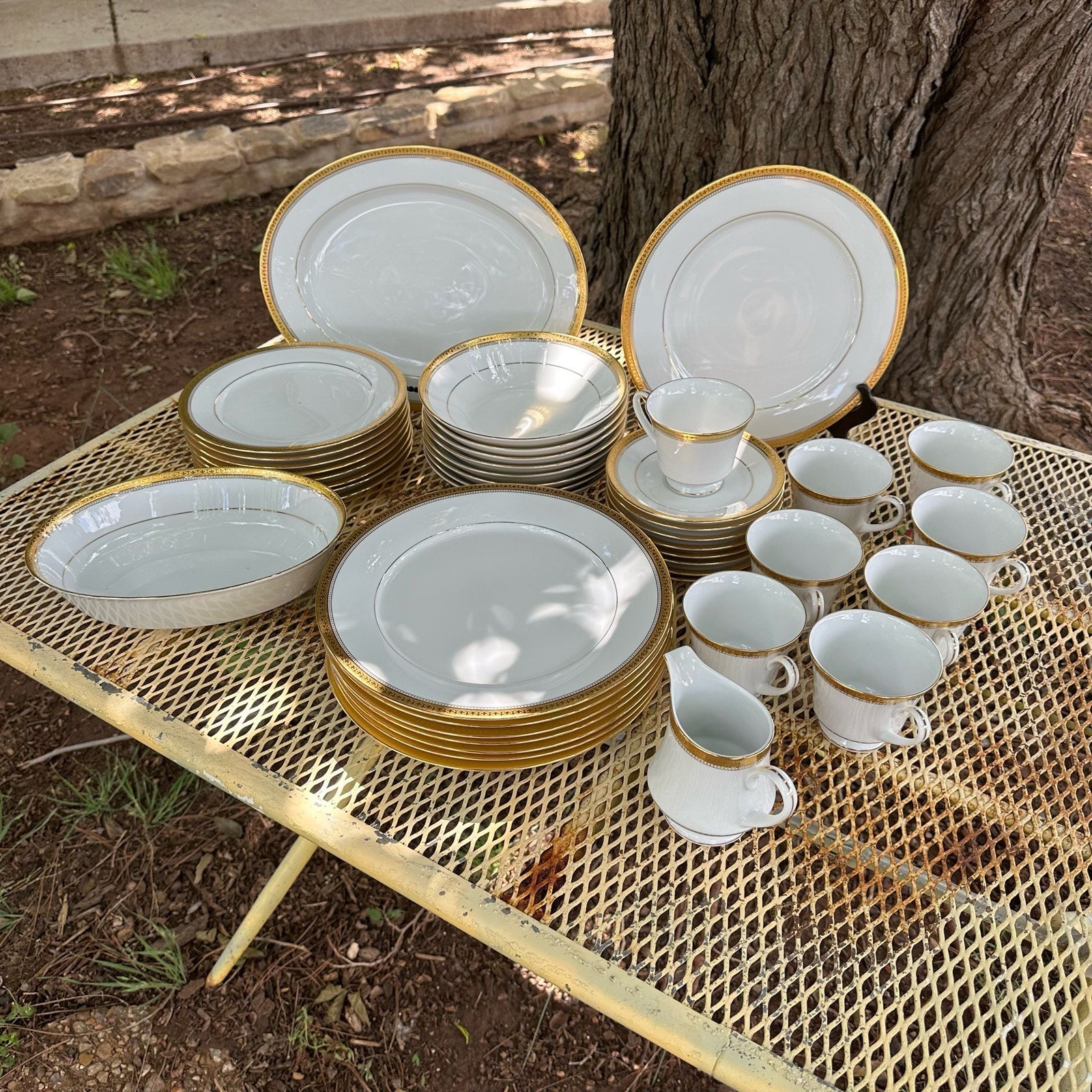 Choice Vintage Noritake Dinner, Salad, Rim Soup, Cup Choice Vintage Noritake Dinner, Salad, Rim Soup, Cup