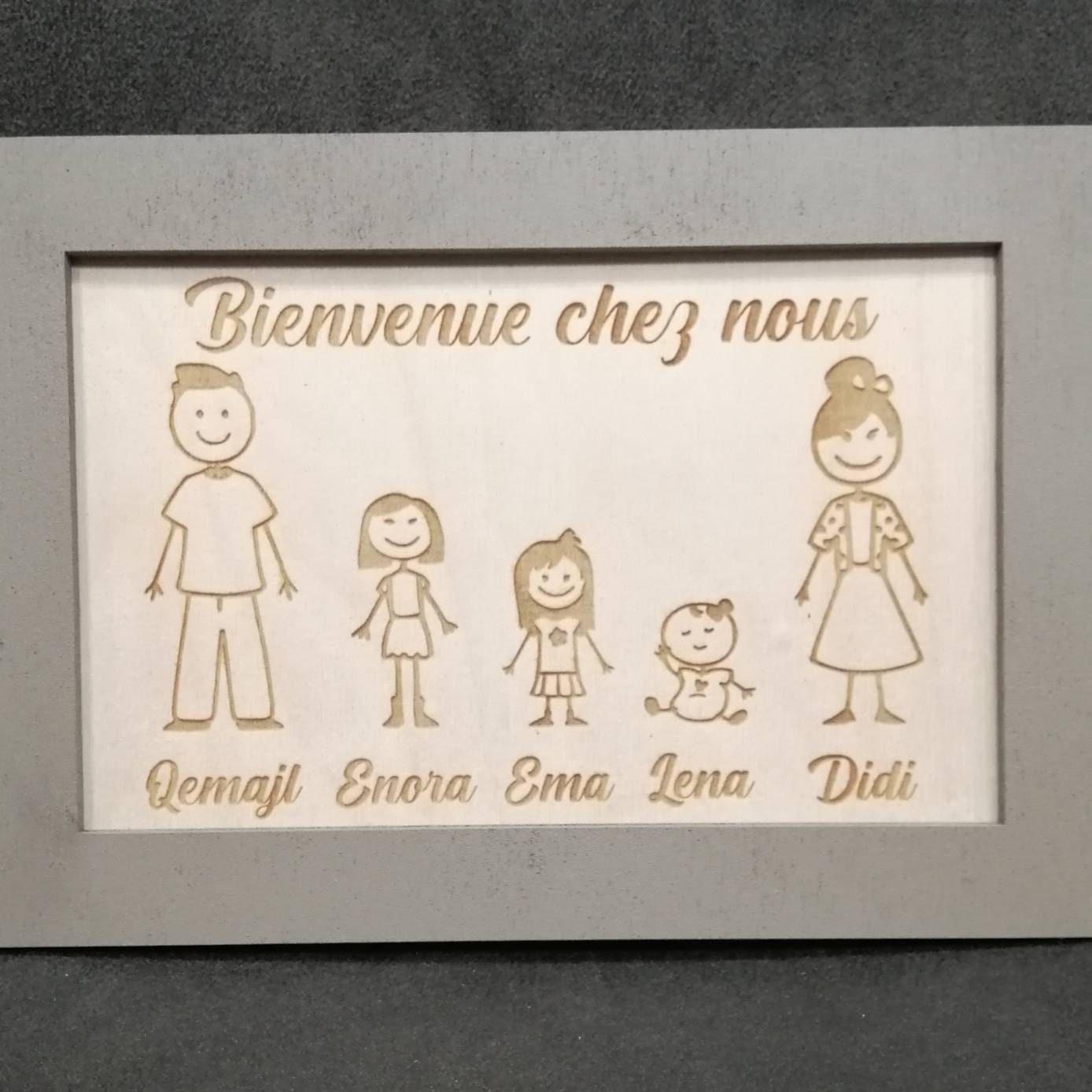 Cadre Famille Personnalisé