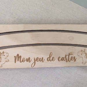Porte cartes enfants licorne
