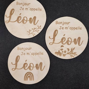 Carte naissance personnalisée