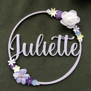 Custom wooden flower wall decoration