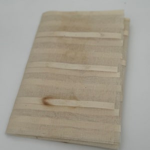 Vintage Ribbed Mull Cloth for binding junk journals image 1