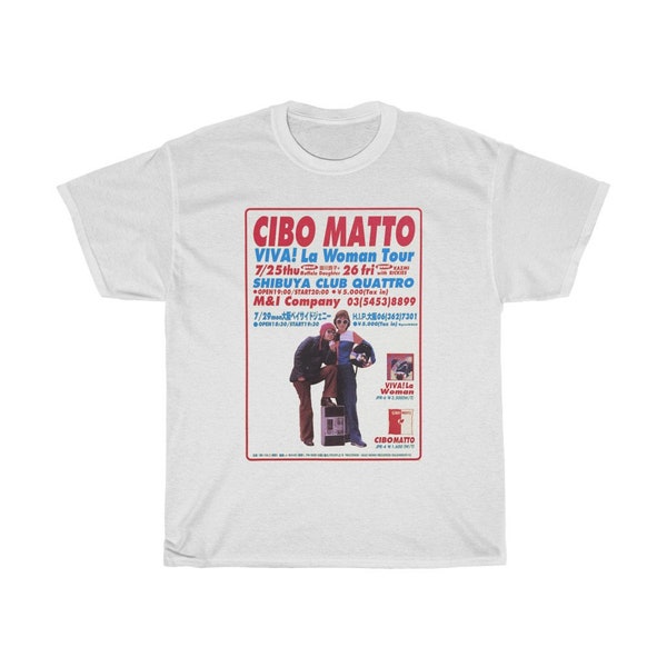 Cibo Matto ¡Viva! Camiseta La Mujer Tour