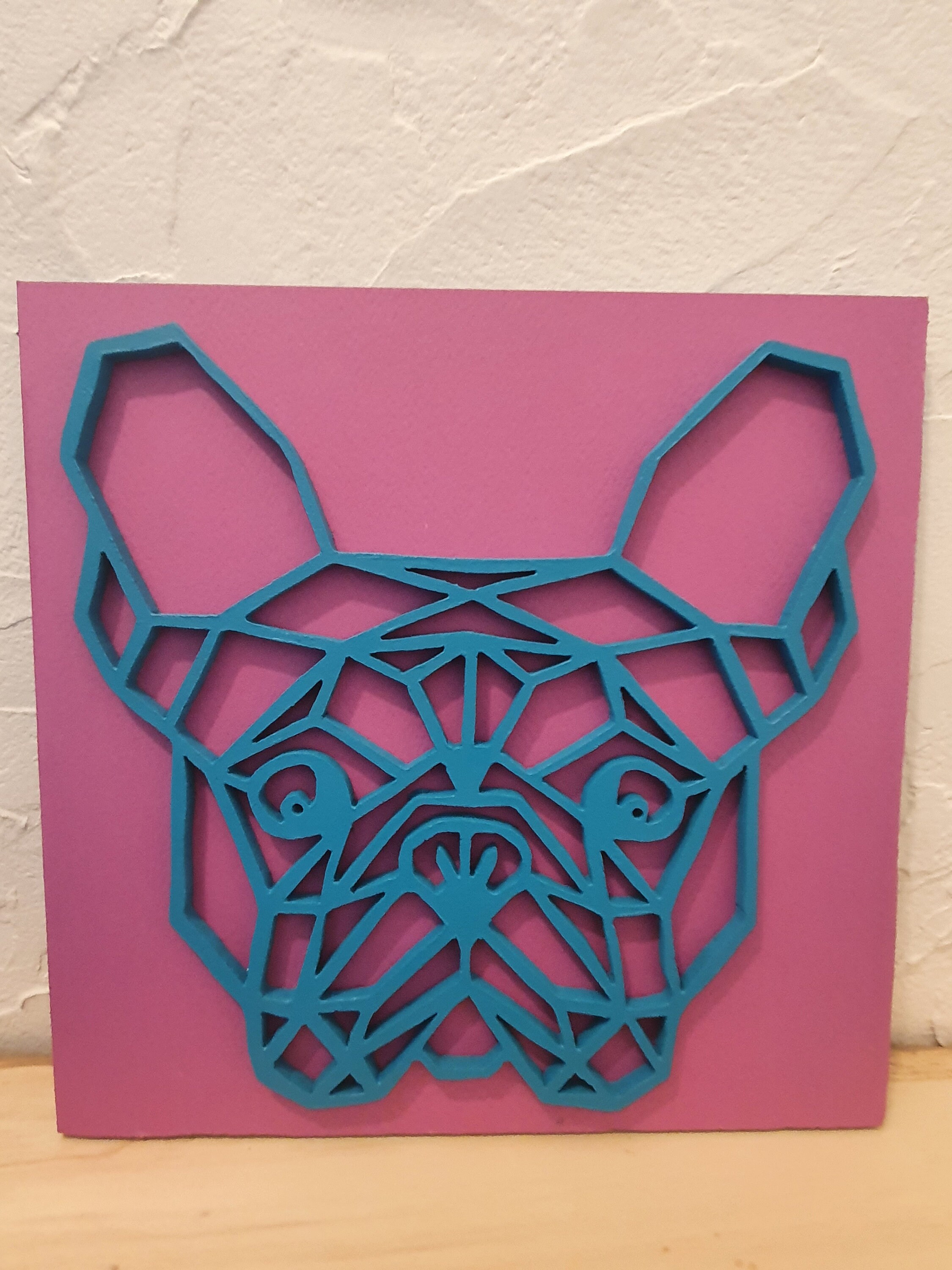 Bouldogue Cadre Déco