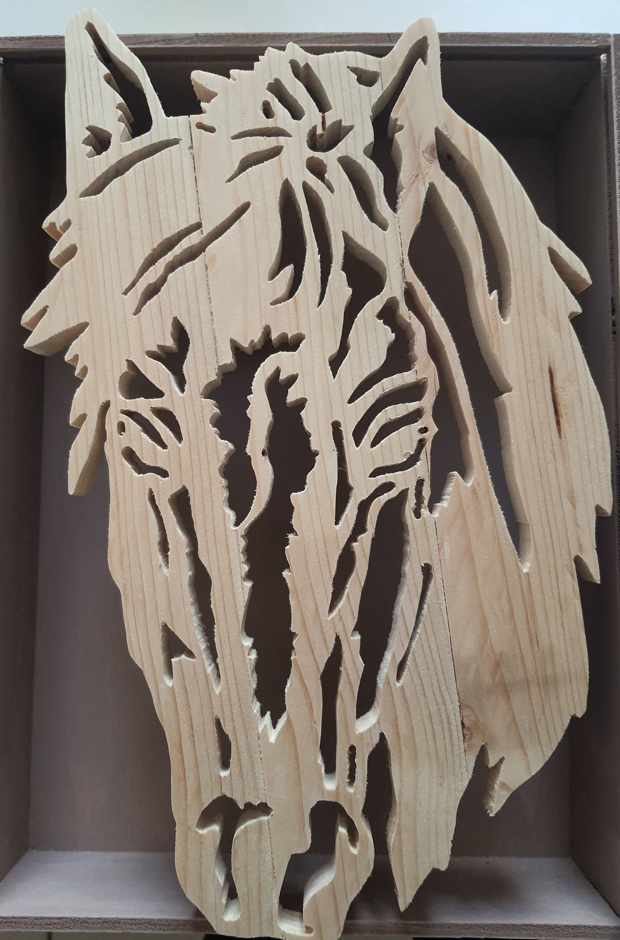 Tête de Cheval en Bois Palette