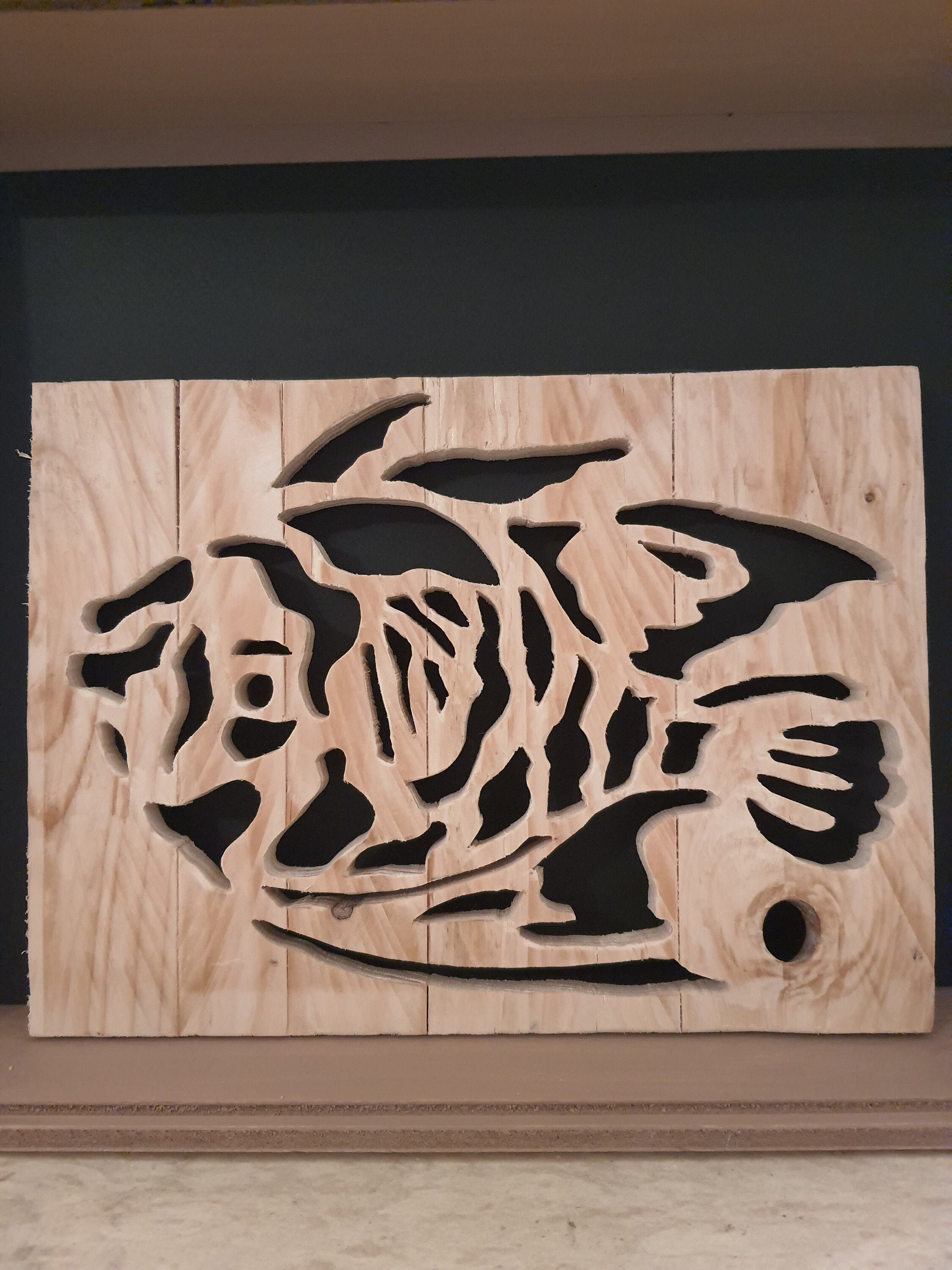 Poisson sur Bois de Palette