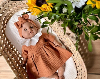 Outfit für eine 28/30 cm große Corolle- oder Minikane-Puppe