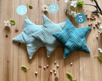 Star-shaped hot water bottle with cherry pits