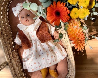 Outfit für 28/30 cm große Corolle- oder Minikane-Puppen