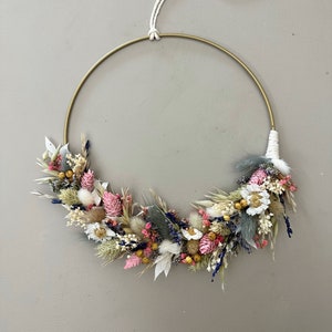 Trockenblumenkranz pastell | Frühling | Sommer | Muttertagsgeschenk | Geschenk für Mama