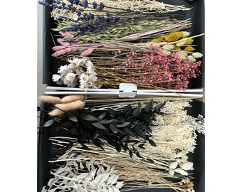 Dried flower box DIY set | Dried flowers mix in different colors | Dried flower package for creative projects | DIY dried flower bouquet