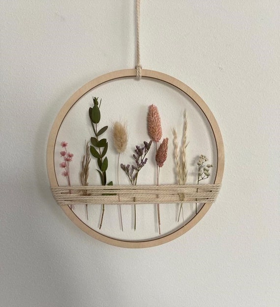 Embroidery Kit For Beginner Floral Ring Design DIY Home Wall Decor Flower  Girl | eBay