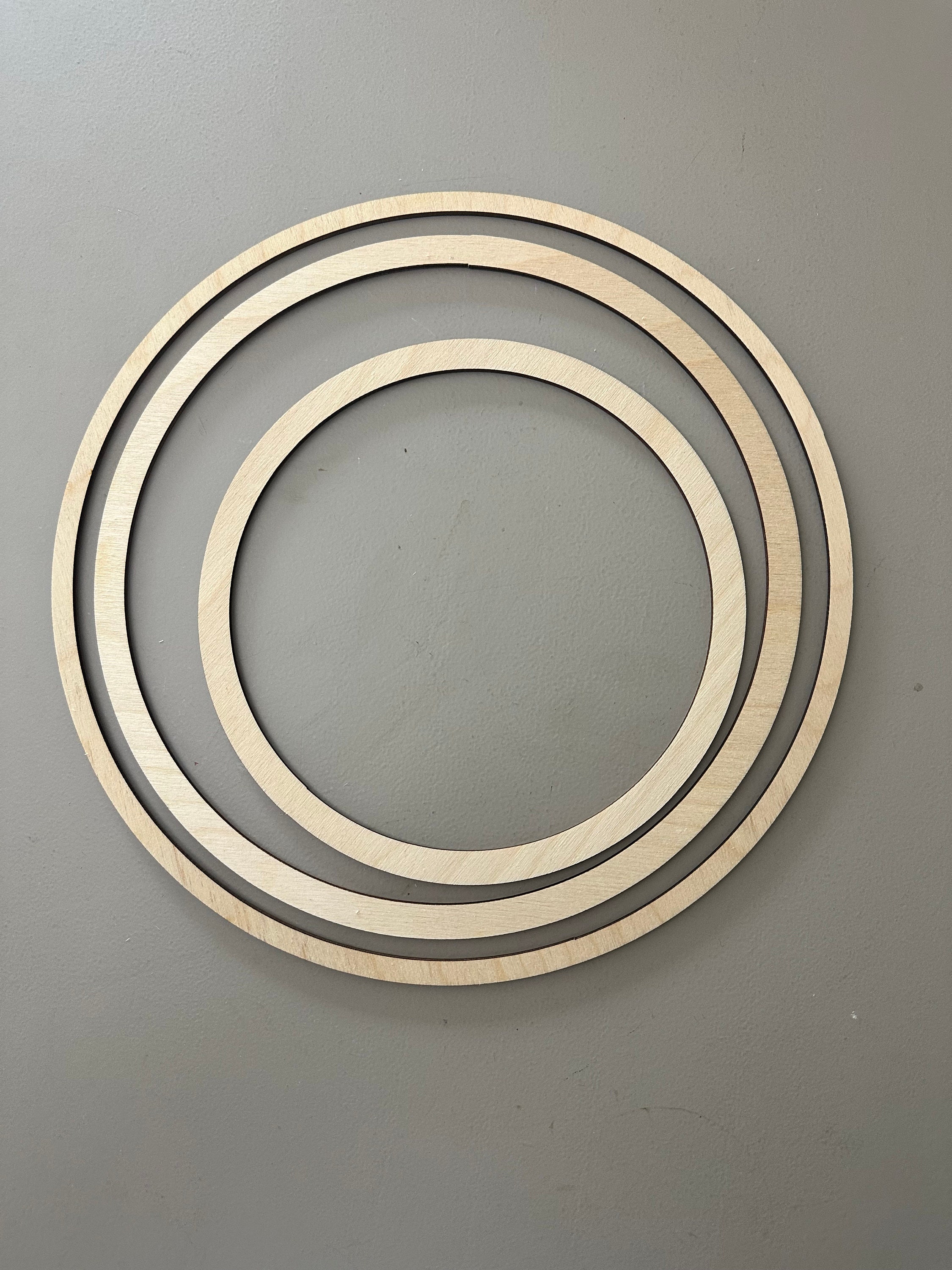 JOWE Holzringe Aus Buche – 56 Mm, 10 Stück, Naturbelassen, Made In Austria