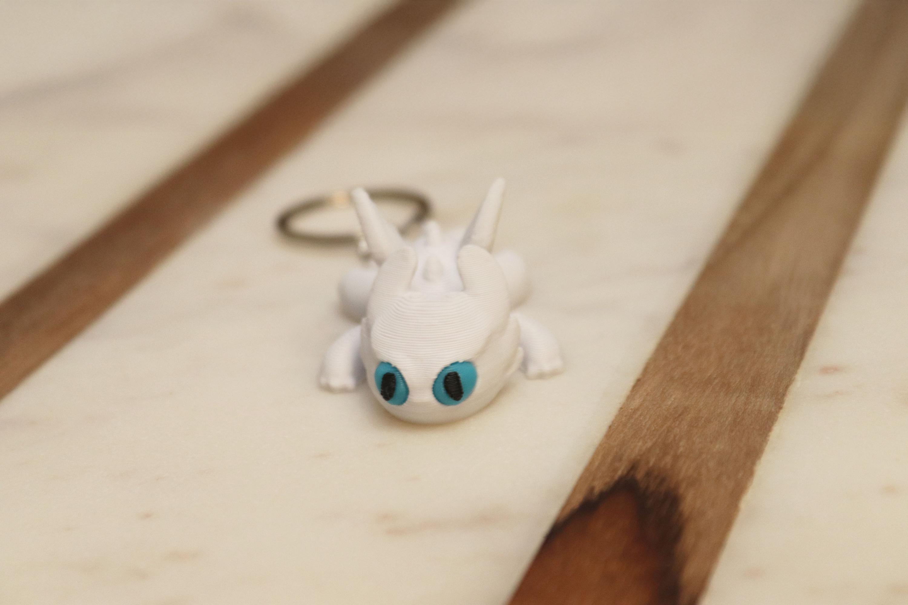 Flexi Toothless Keychain | 3D Printed Keychain | Car Key Accessory ...