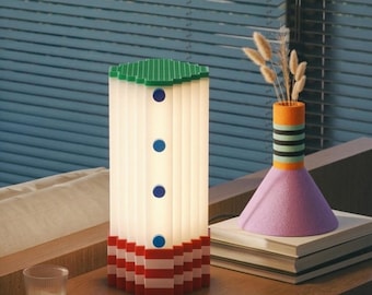 Monolit: Table Lamp | Mood Light for Living Room | Bauhaus Style Desk Lamp | Ambient Lighting