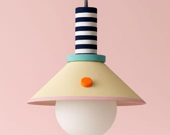 Point: Pendant Light | Hanging Lamp with Striped Detail | Bedside  Lighting