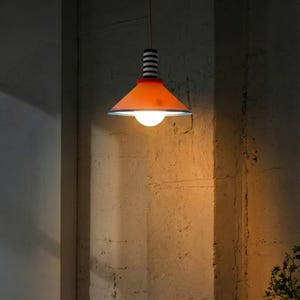 Colorful Pendant Light | Ceiling Lamp for Kitchen Island | Kids Room Lighting | Memphis Style Inspires image 4