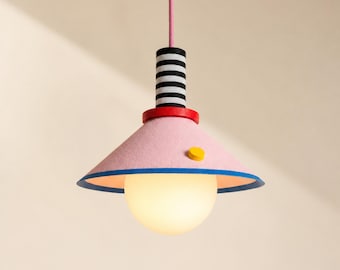 Colored Pendant Light | Ceiling Lamp for Kitchen Island |  | Colorful Suspension Lamp | 3D Printed