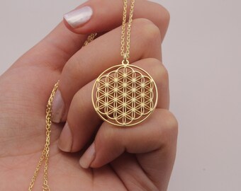 Flower of Life Pendant - Etsy