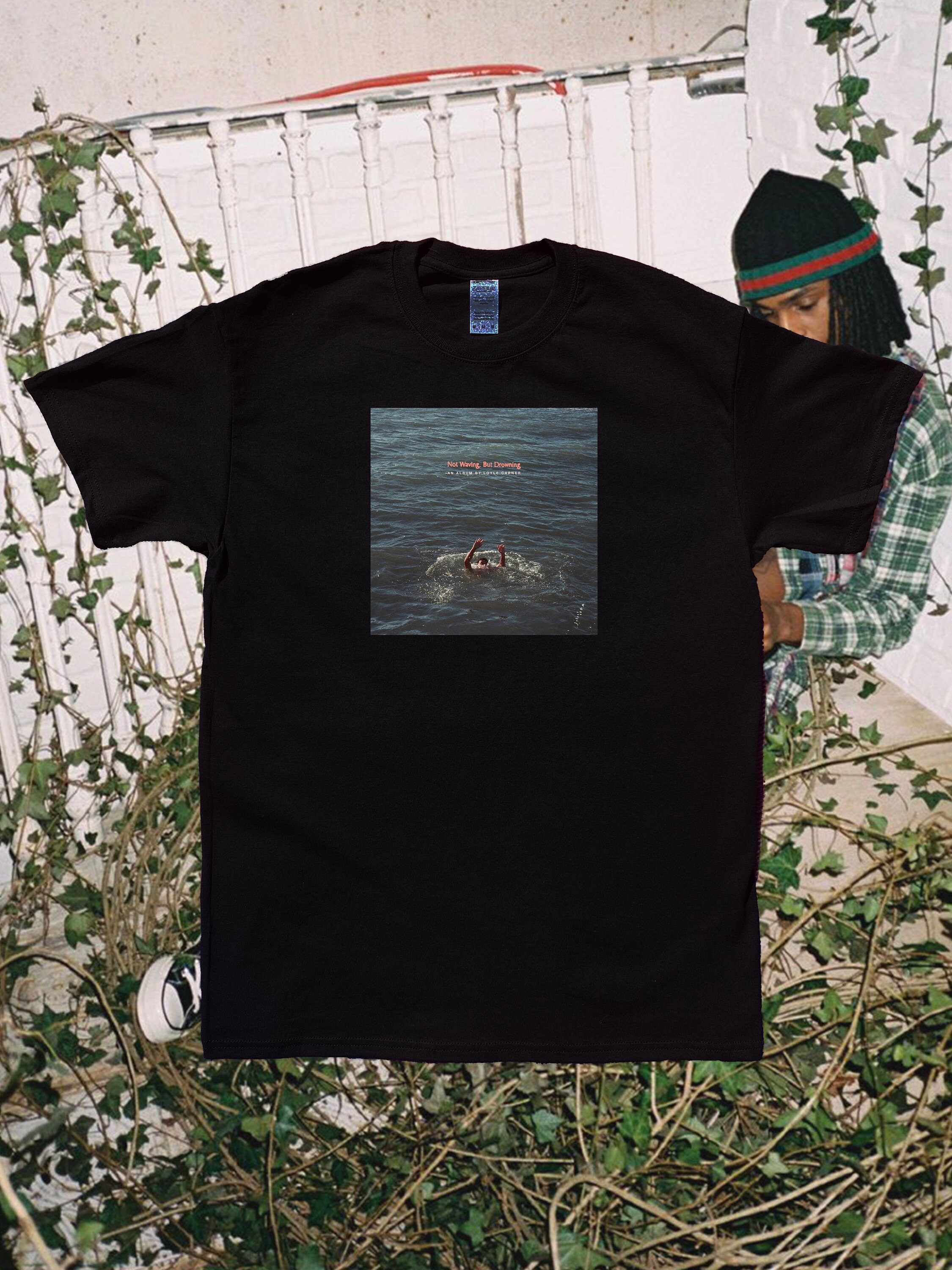 loyle carner not waving but drowning t shirt