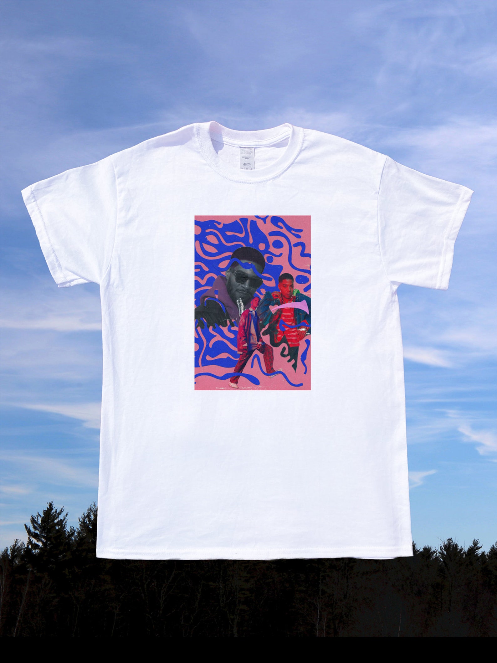 KID CUDI Retro Photo Design Black White T-shirt | Etsy