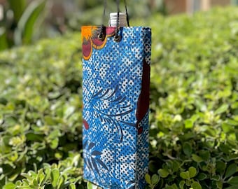 Handmade African Gift Bag - Reusable Gift Bag - Cultural Wine/Gift Bag- Artisanal Wine Bag - Handmade Gift Bag