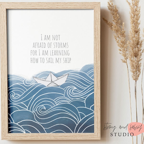 Not Afraid of Storms - Etsy UK