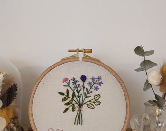 Decorative embroidery, Mom