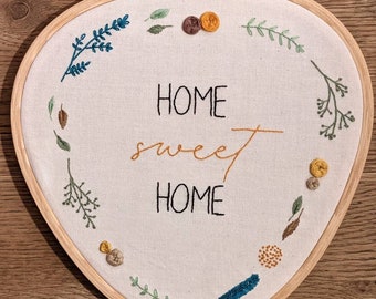 Broderie décorative, Home Sweet Home