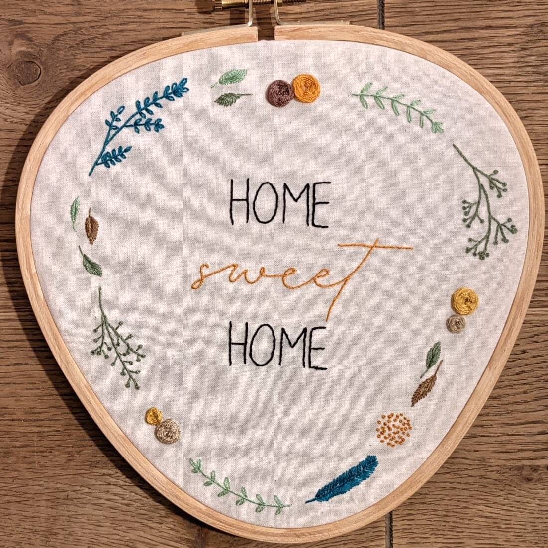 Broderie Décorative, Home Sweet Home