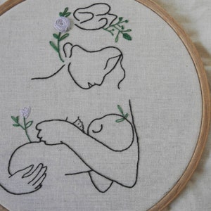 Decorative embroidery, Breastfeeding