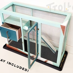 LILFRIEND HOUSE Wooden Cage For Small Pet hamster image 2